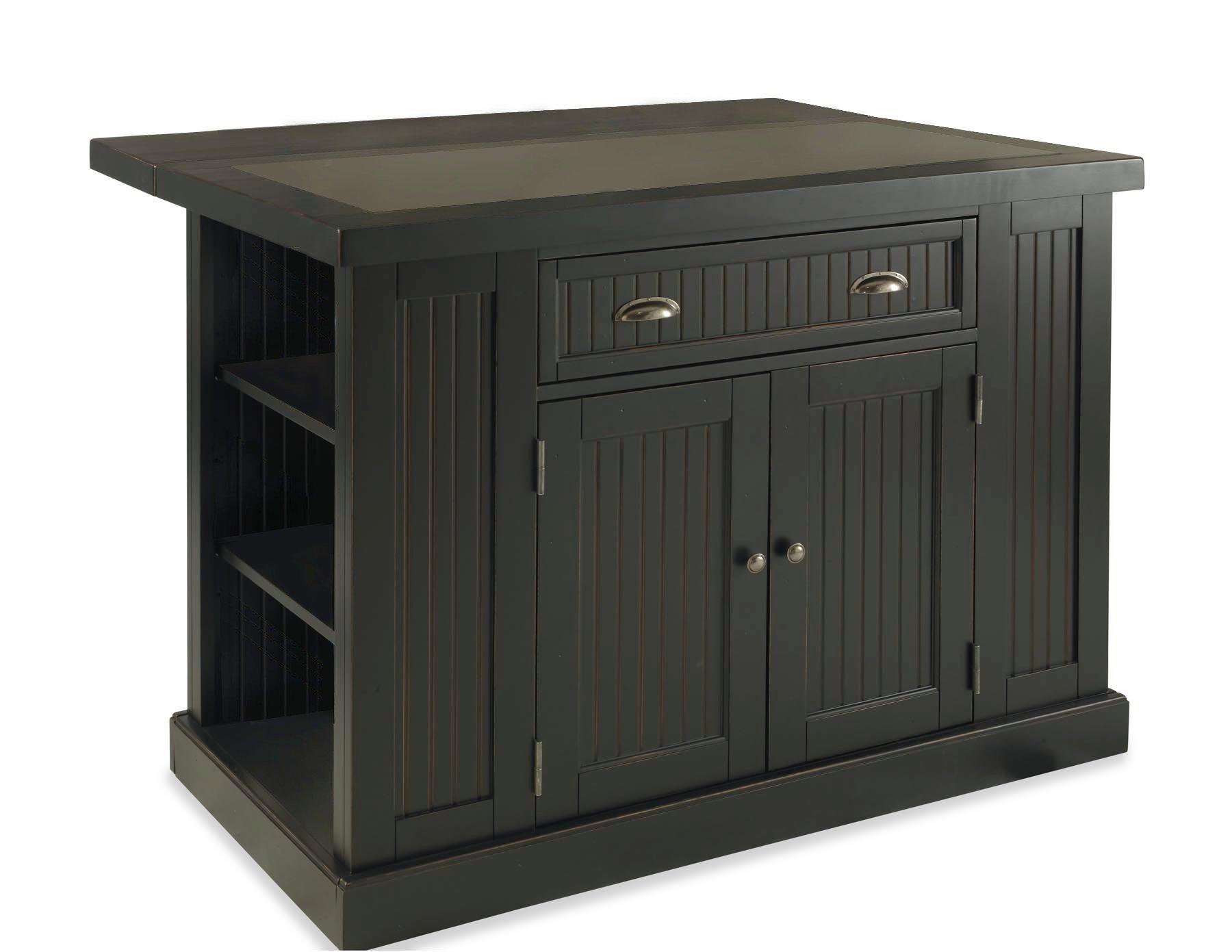 Rent To Own Homestyles Nantucket Kitchen Island Black At Aaron S Today   Nantucket Kitchen Island, Black